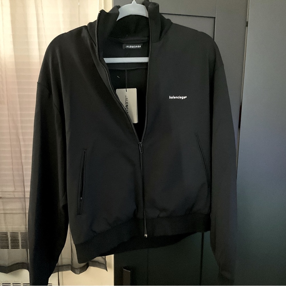 Balenciaga Logo Track Jacket (Short)